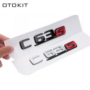 Tuning de voiture pour Mercedes Benz AMG classe C W204 W205 C63 C63S lettre Logo 3D ABS autocollant