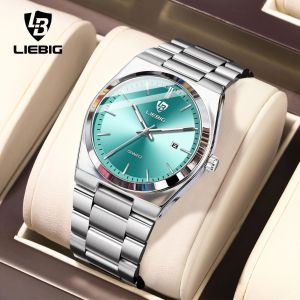LIEBIG mouvement de luxe montres à Quartz mode affaires semaine montre étanche montres pour hommes