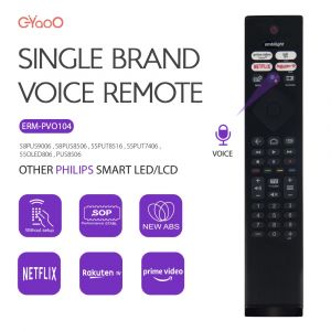 Télécommande TV vocale 58PUS8506/12 Android TV Remoto 50PUS8506 utilisation pour Philips Ambilight