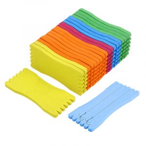 Bobines de mousse de pêche, 10 pièces, planche d'enroulement de ligne, support de plate-forme,