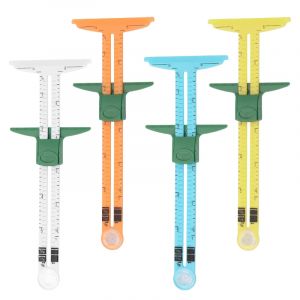 KRABALL 5 en 1 jauge coulissante règle de mesure dessin en plastique tailleur Patchwork règle modèle