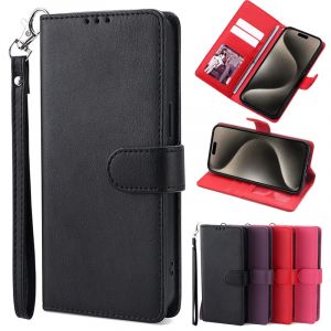 Étui portefeuille en cuir pour Samsung Galaxy A01 A2 A02S A3 A03 A03S A04 A04E A04S A05 A05S A5 A6