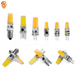 1-10 pièces E14 LED ampoule 3W 6W G4 lampe AC DC 12V 220V G9 LED Spot pour luminaire suspendu