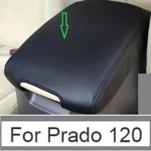 Housse d'accoudoir central en cuir Microfibre, accessoires de voiture pour Toyota Land Cruiser 120