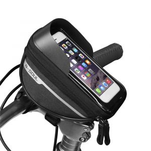 Étanche vélo vélo vélo tête Tube guidon cellule téléphone portable sac support pour étui écran