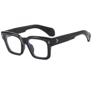 ChimSquare-Monture de lunettes pour hommes et femmes, lentille transparente, lunettes de marque,