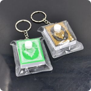 Mini langue arabe coran coran Islam musulman ALLAH véritable papier peut lire pendentif porte-clés