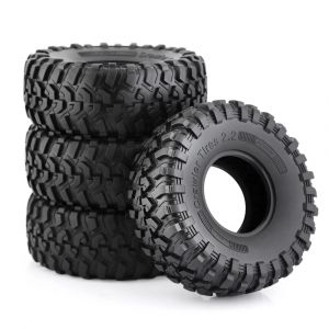 Pneus à roches en caoutchouc RC 130MM 2.2 ", pour 1:10 RC Rock Crawler Axial SCX10 Canyon Trail 105