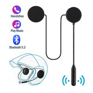 Casque de moto Bluetooth casque sans fil casque avec Microphone écouteur ENC suppression du bruit