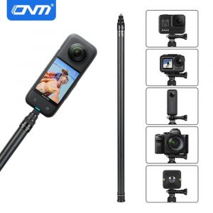 Perche à Selfie en Fiber de carbone 3M pour Insta360 X3 / ONE X2 / RS, en alliage d'aluminium, pour