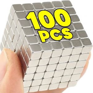 Aimants Cube de terres rares, feuille Super aimant, petite barre en néodyme pour réfrigérateur