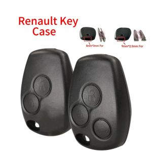 Jingxin 2/3 boutons télécommande voiture clé coque housse style pour Renault Dacia Modus Clio 3