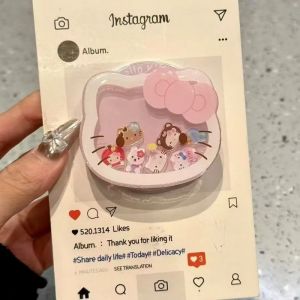 Nouveau Hello Kitty support de secoueur de téléphone Portable Kawaii Anime mode bureau rétractable