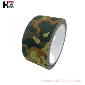 Bande de Camouflage multifonctionnelle 5M/10M, auto-adhésive, pour chasse, Paintball, fusil Airsoft,