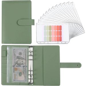Planificateur de classeur de Budget A6 avec 12 enveloppes d'argent, classeur de carnet de notes en