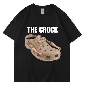 The Crock Dwayne Johnson drôle Meme T-shirt femmes blague Humor été T-shirt femmes vêtements
