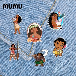 Broches acryliques Moana Princess Revers Pin, Danemark ge de sac de chemise, Bijoux Xy, Élection