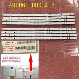 Bande de r&eacute;tro&eacute;clairage LED pour TV, 49UH610V, 49UH6100, 49UH61 _ UHD _ A B, 49UH603V, 49UH601V,