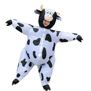 Costume de monstre gonflable de vache, Costume gonflable effrayant pour adultes, Halloween, fête de