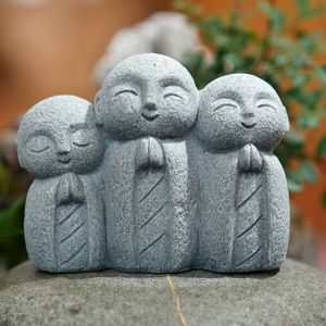 Sculptures de moine, cérémonie du thé, Imitation pierre, Statue de bouddha, Mini Figurine