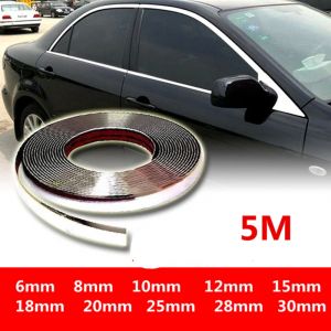 Bande de carrosserie chromée pour pare-choc de voiture, 5M, protection de porte automobile, moulage,