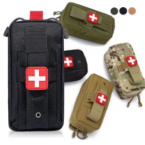 Trousse de premiers secours médicale EDC, pochette tactique MOLLE, sac médical d'extérieur, sac de