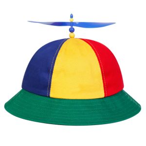 Chapeaux seau unisexes multicolores à hélice d'épissure, casquettes de pêcheur, casquette