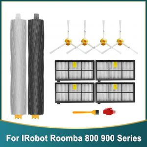 Pour IRobot Roomba 800 980 990 900 896 886 870 865 866 série filtre HEPA rouleau latéral brosse