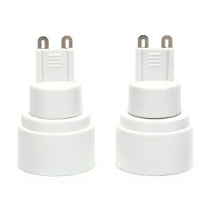 Base de douille G9 &agrave; E14 pour ampoule halog&egrave;ne CFL, adaptateur de lampe, support de convertisseur,
