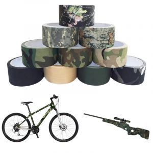 CamSolomon-Ruban de camouflage auto-adhésif multifonctionnel, étanche, antidérapant, furtif, chasse,