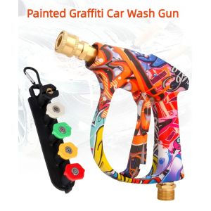 Pistolet &agrave; eau haute pression 4350psi, belle peinture graffiti, pistolet de pulv&eacute;risation en mousse