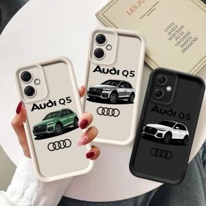 A-Audi-Coque de téléphone de voiture en silicone pour Xiaomi, Redmi 12C, 12, 13, 13C, 4G, A1, A2