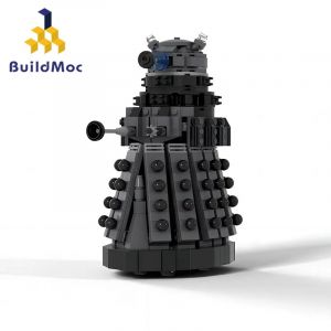 MOC &ndash; Robot Doctor Whoed, briques Daleked, personnage de film, cabine t&eacute;l&eacute;phonique, Machine du