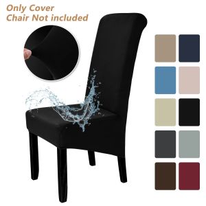 Housse de chaise élastique et imperméable à dossier haut, 1 pièce, adaptée à la protection de
