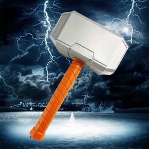Accessoires de ixd'Halloween Thor, Marteau, Arme de souffrir, Modèle, Jouets en Plastique