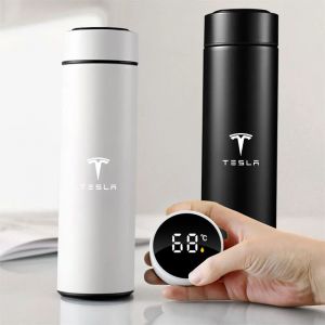 Bouteille Thermos Portable intelligente en acier inoxydable, 1 pièce, tasse Thermos de température