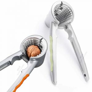Pince &agrave; noix en forme d'entonnoir, outil de cuisine, pince &agrave; &eacute;crou &agrave; Double bouche, casse-noisette,