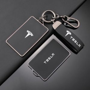 Étui en cuir TPU pour clé de voiture NFC, coque de protection pour Tesla modèle 3 modèle S modèle X