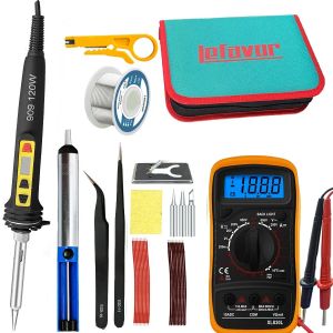 Kit de fer à souder numérique 100W 120W 150W, Kit d'outils de soudage de réparation, température de