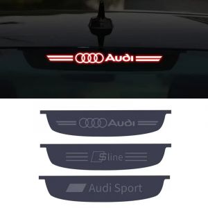 Panneau de Projection de feu stop en PVC, 1 pièce, autocollant, emblème, accessoires pour Audi