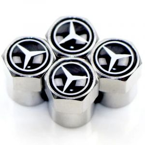 Bouchons de Valve de pneu de voiture, emblème, boîtier en métal pour Mercedes Benz B/C/E/S classe A