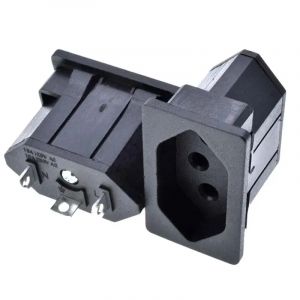 1 pièces noir 15A 125V 10A 250V suisse brésilienne UPS PDU intégré câblage armoire prise 3P brésil