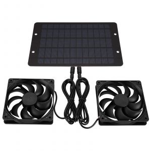 6 pouces 12V ventilateur d'&eacute;chappement solaire Mini ventilateur panneau solaire aliment&eacute; ventilateur