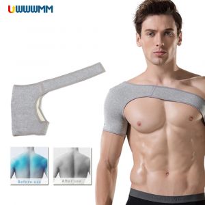 1 pièces élastique épaule orthèse Compression manchon enveloppement femmes hommes rotateur manchette