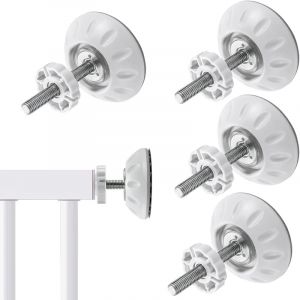 Accessoire de garde-corps de porte à boulon blanc, 1 pièce, boulon de garde-corps de balcon sans