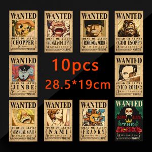 Chapeau de paille une pièce, 5 à 13 pièces, Pirates Luffy Gear 5, affiche recherché, Pack de primes,