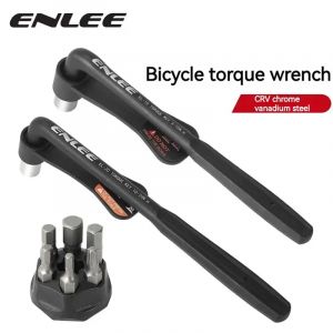 ENLEE cl&eacute; dynamom&eacute;trique de v&eacute;lo avec jeu d'embouts Portable petit vtt v&eacute;lo de route cl&eacute; Allen outil