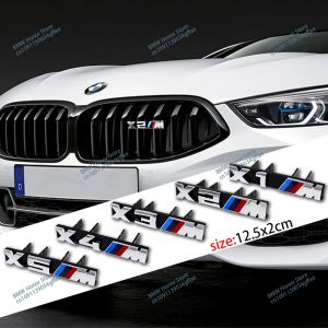 Badge de calandre de voiture 3D, autocollant avec Logo pour BMW M1 M2 M3 M4 M5 M6 M7 E84 E83 F39 F10