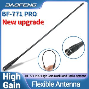 Talkie-walkie BF 771 PRO antenne double bande SMA-antenne femelle à Gain élevé pour Baofeng UV-5R UV