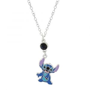 Dessin animé Lilo & point pendentif collier Kawaii point ange cristal collier pour femmes charme